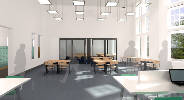 3D impressie verbouwing school Gouda 3D impressie verbouwing school Gouda