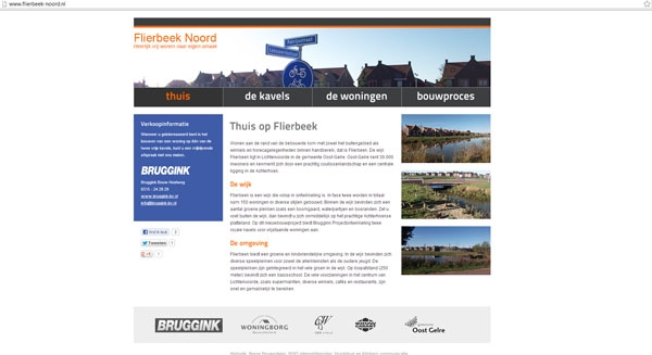 Projectwebsite Flierbeek Lichtenvoorde